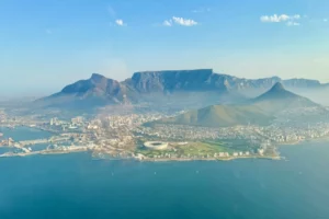 Helikopterrundflug an der Küste Kapstadts in Südafrika